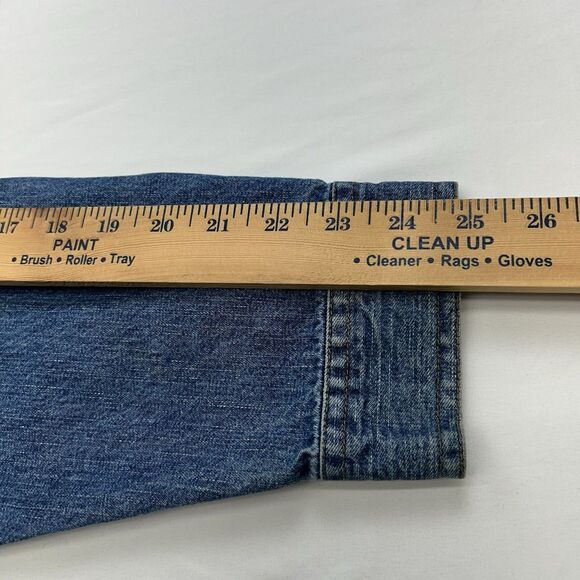 Classic Blues Collection Women's L Denim Jean Jacket Cotton Button Trucker - Picture 14 of 16